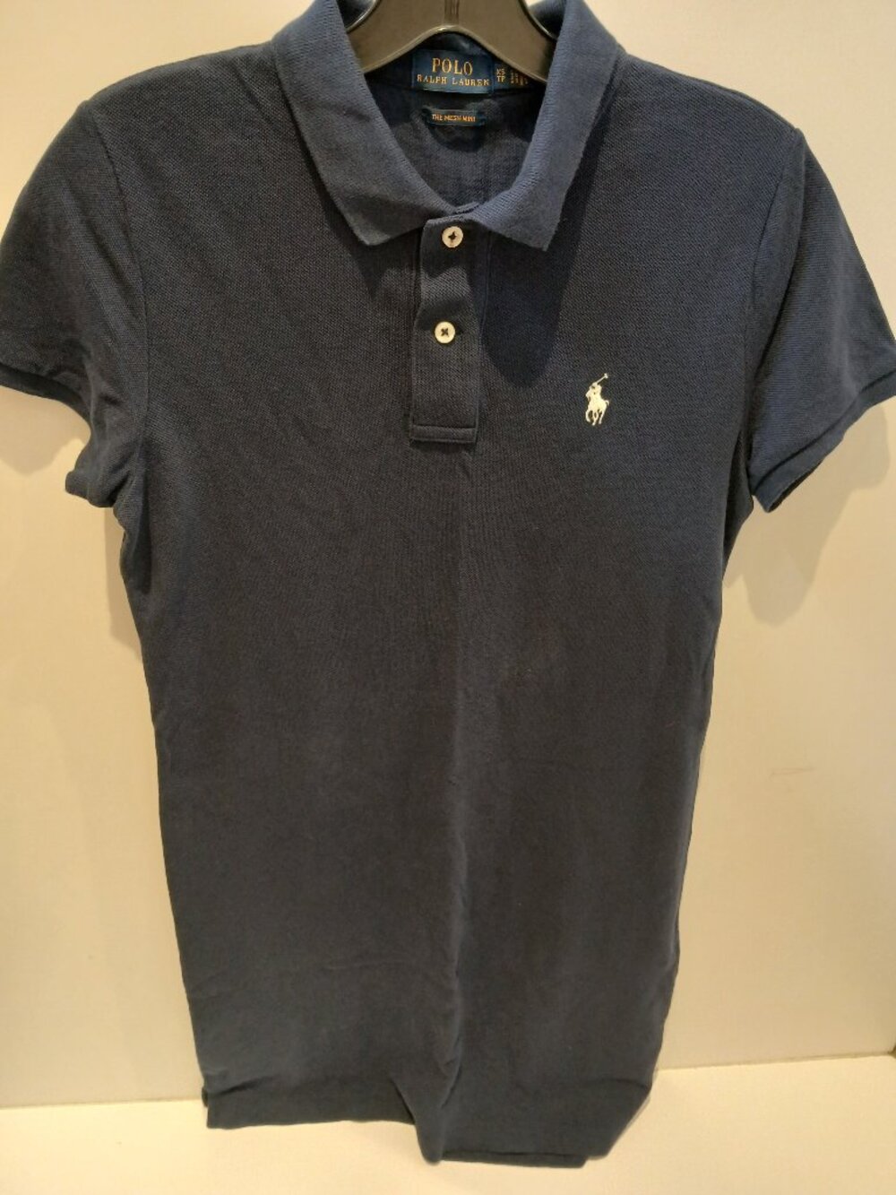 Polo Ralph Lauren Mini Mesh Polo Dress Navy